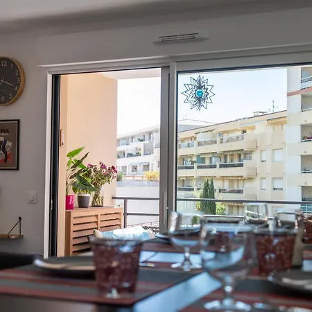 Pws - Sunny Modern Flat Near Juan Les Pins Pinede & - Terrace & Ac! Apartment Antibes