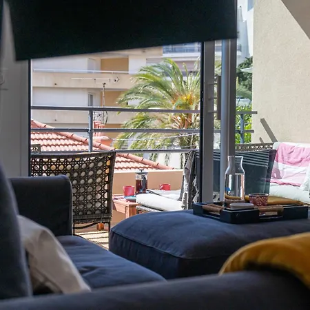 Pws - Sunny Modern Flat Near Juan Les Pins Pinede & - Terrace & Ac! Антиб