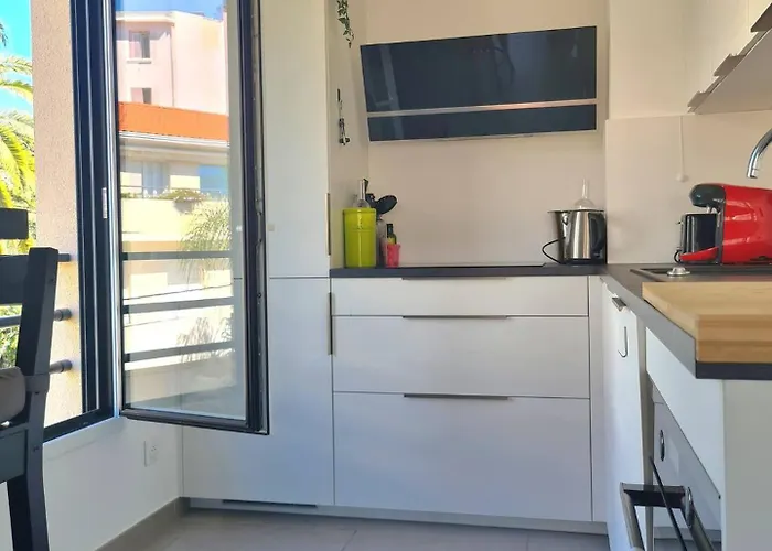 Pws - Sunny Modern Flat Near Juan Les Pins Pinede & - Terrace & Ac! *